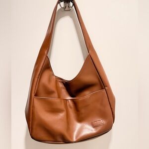Brown Leather Shoulder Bag